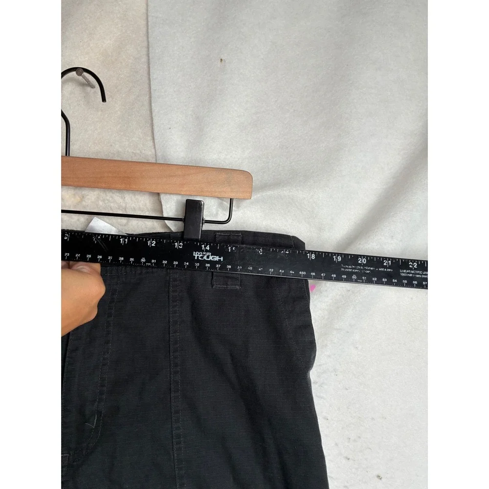 Carhartt Force Black Ripstop Cargo Work Pants Mens XL Regular C04100